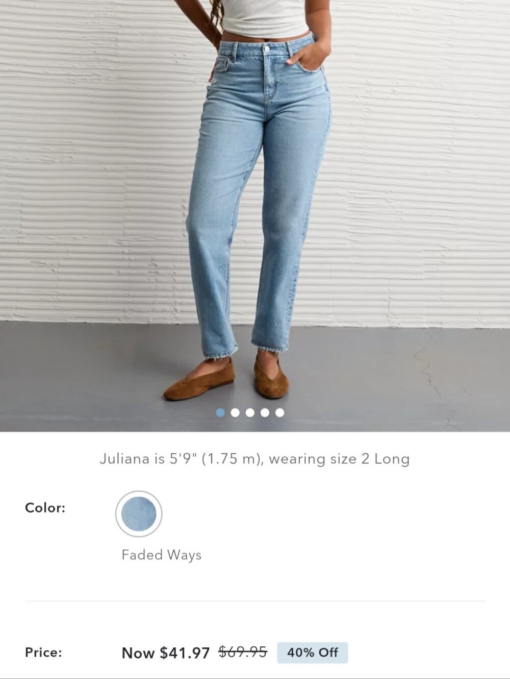 American Eagle Mom jeans size 6
